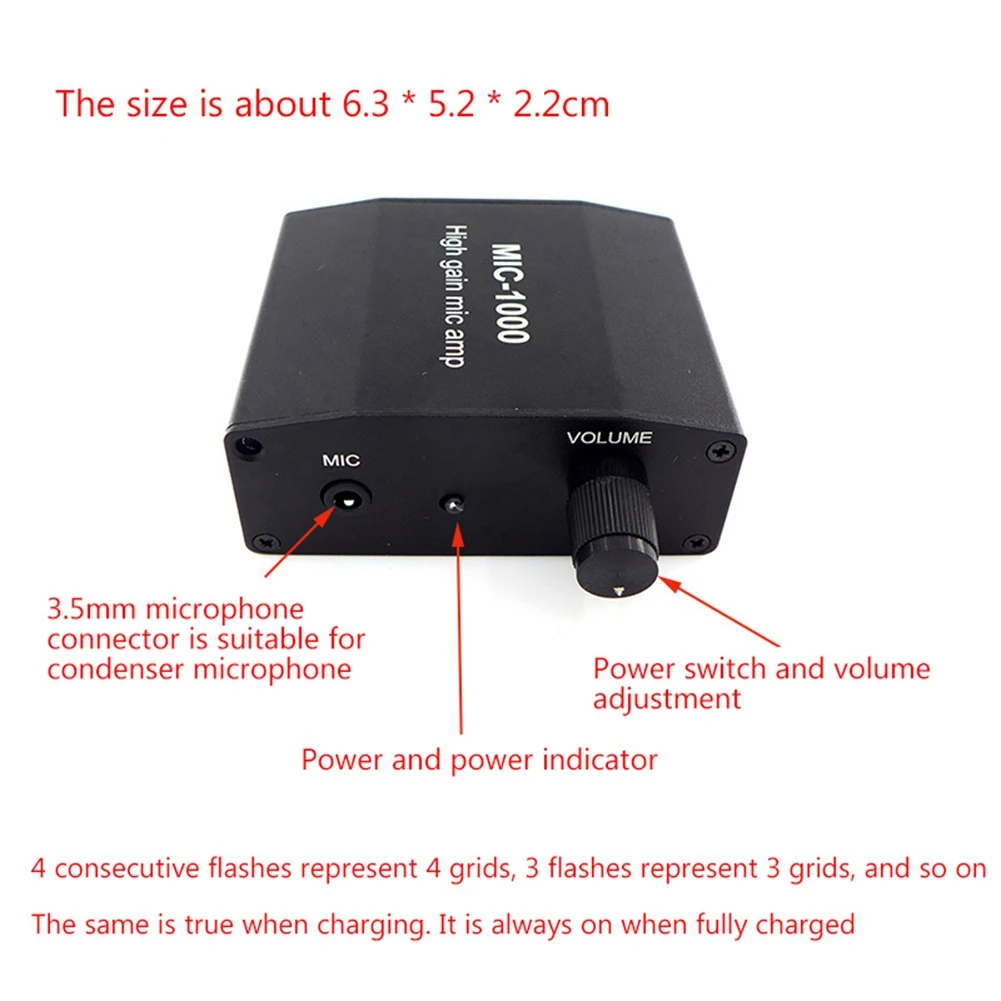 Micrófono para escuchar en pared, colector de sonido, Material de aislamiento acústico, industria de maquinaria, amplificador de micrófono rico en ganancia