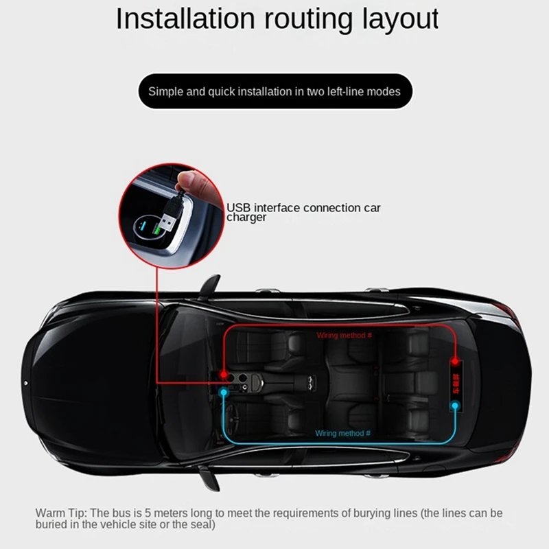 Car LED Screen Signage Flexible Display Scrolling Information Advertising Light Board Rear Window Animation Panel,A Replacement