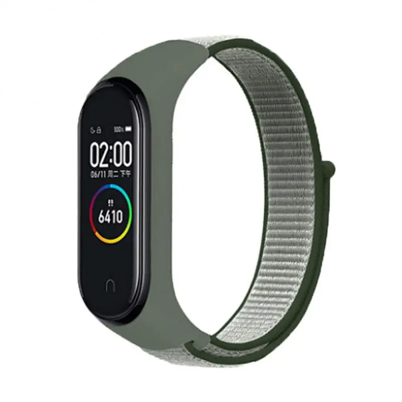 Correa de repuesto de nailon para XiaoMi Mi Band 3, 4, 5, 6, pulsera deportiva elástica ajustable