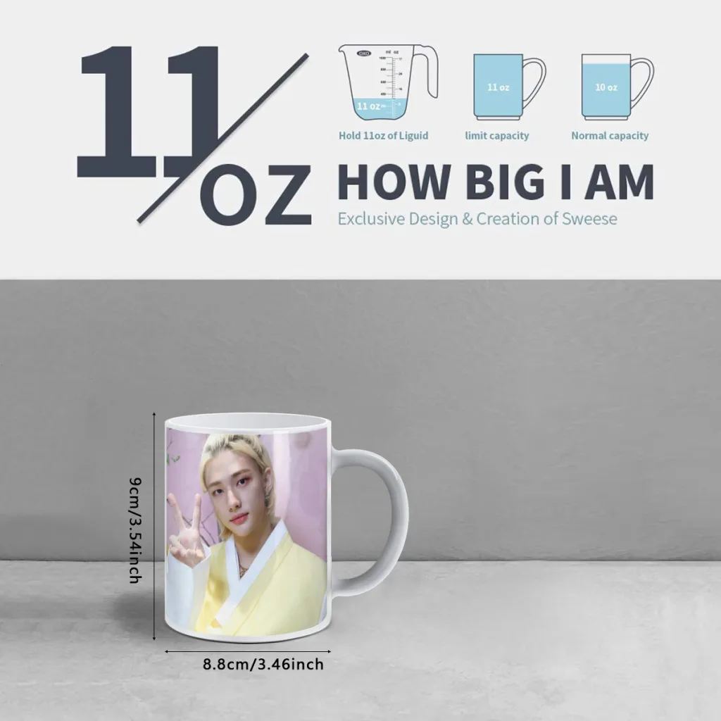 KPOP-Hwang-Hyunjin-Free shipping Mug Changing Color Ceramic Coffee Mugs Magic Tea Cup Best Gift