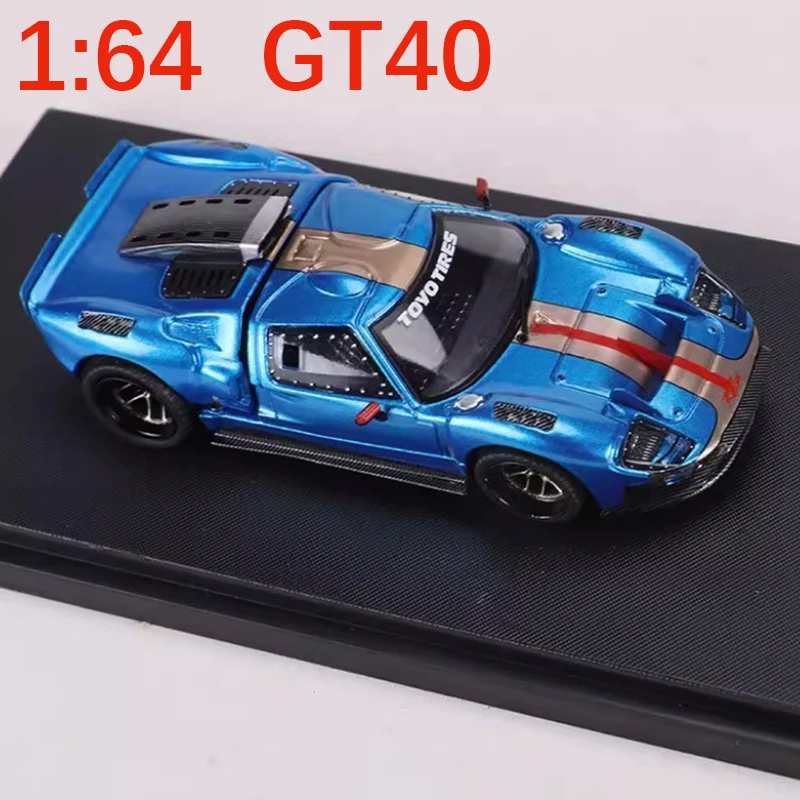 

Литая под давлением оригинальная модель из сплава GT40, масштаб 1:64, имитация классического украшения, хобби, сувениры, коллекция подарков, статический дисплей