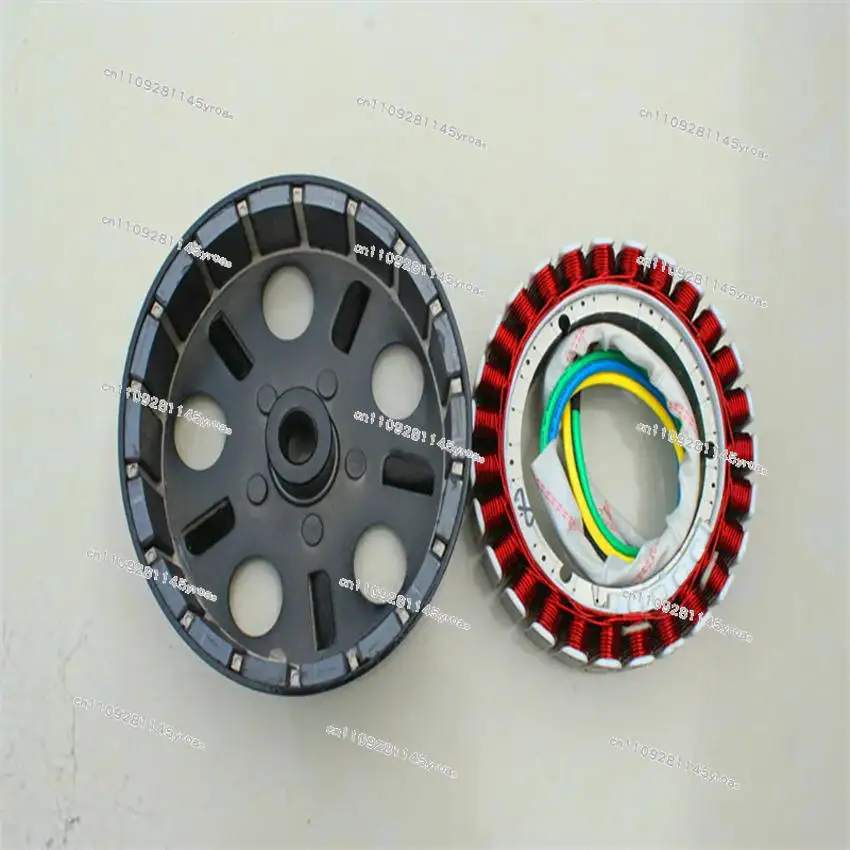 3KW 5KW 24V 48V 60V 72V Range Extender Generator, Stator, Rotor, Pure Copper, 27-pole Coil