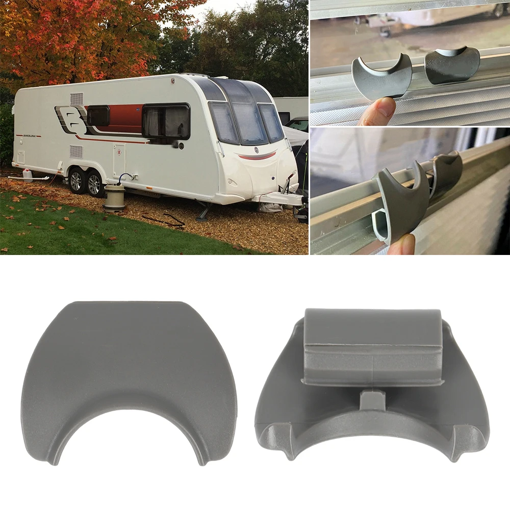 أجزاء RV Horrex Duo Plisse نافذة ممتازة أعمى وشاشة يطير الصيد/مشبك قافلة نافذة حماية قفل الصيد كليب