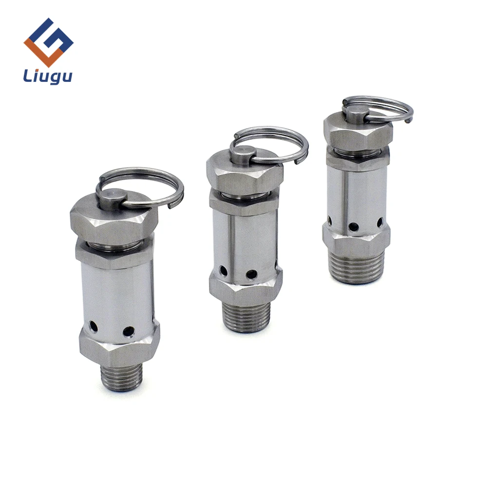 mini-valvula-de-alivio-de-seguranca-de-mola-sanitaria-de-aco-inoxidavel-304-ajustavel-rosca-macho-1-4-3-8-1-2-bspt-npt-exaustao-de-05-10-bar