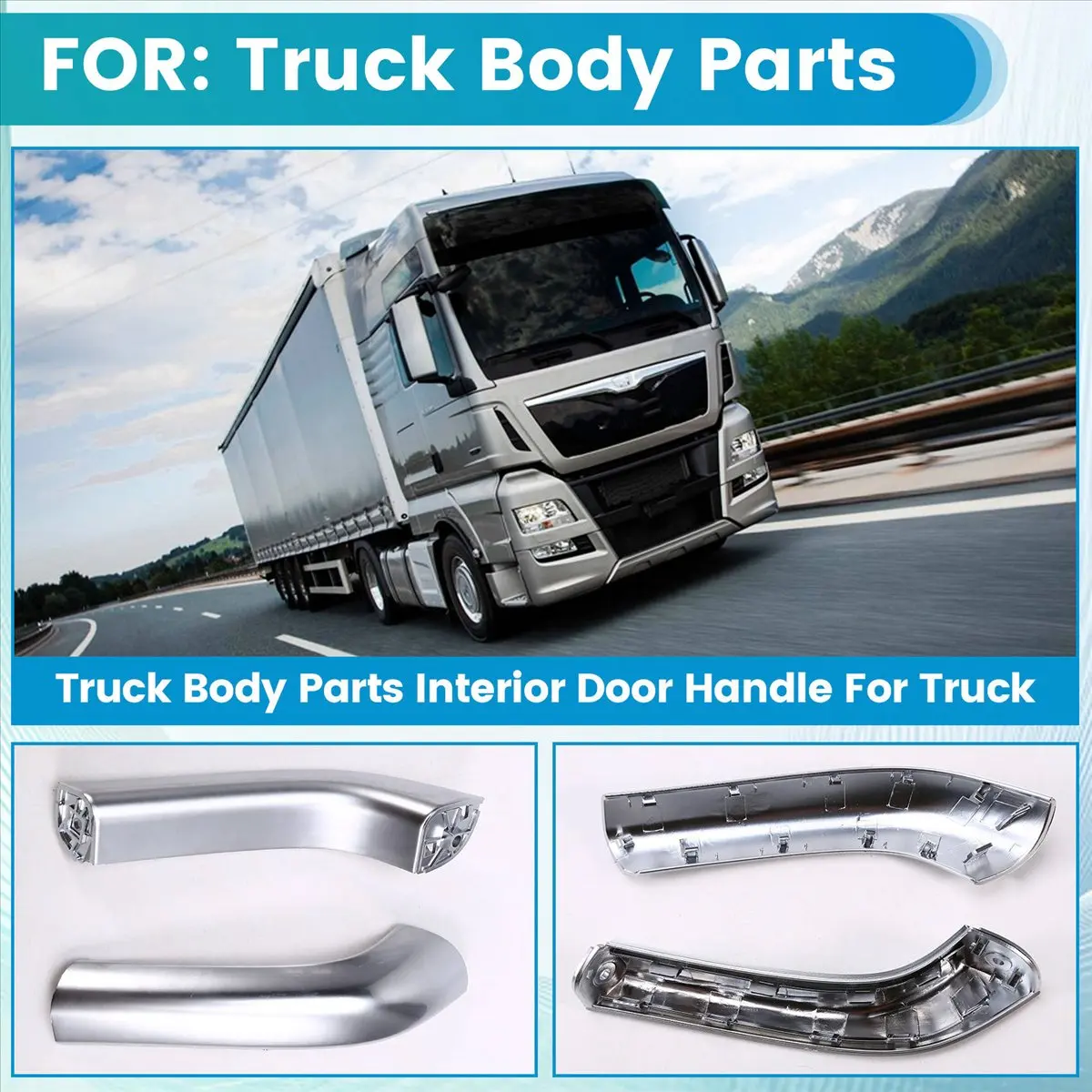 Super Sale Interior Door Handle for MAN Truck Body Parts Truck Pull Handle Right:81626304156