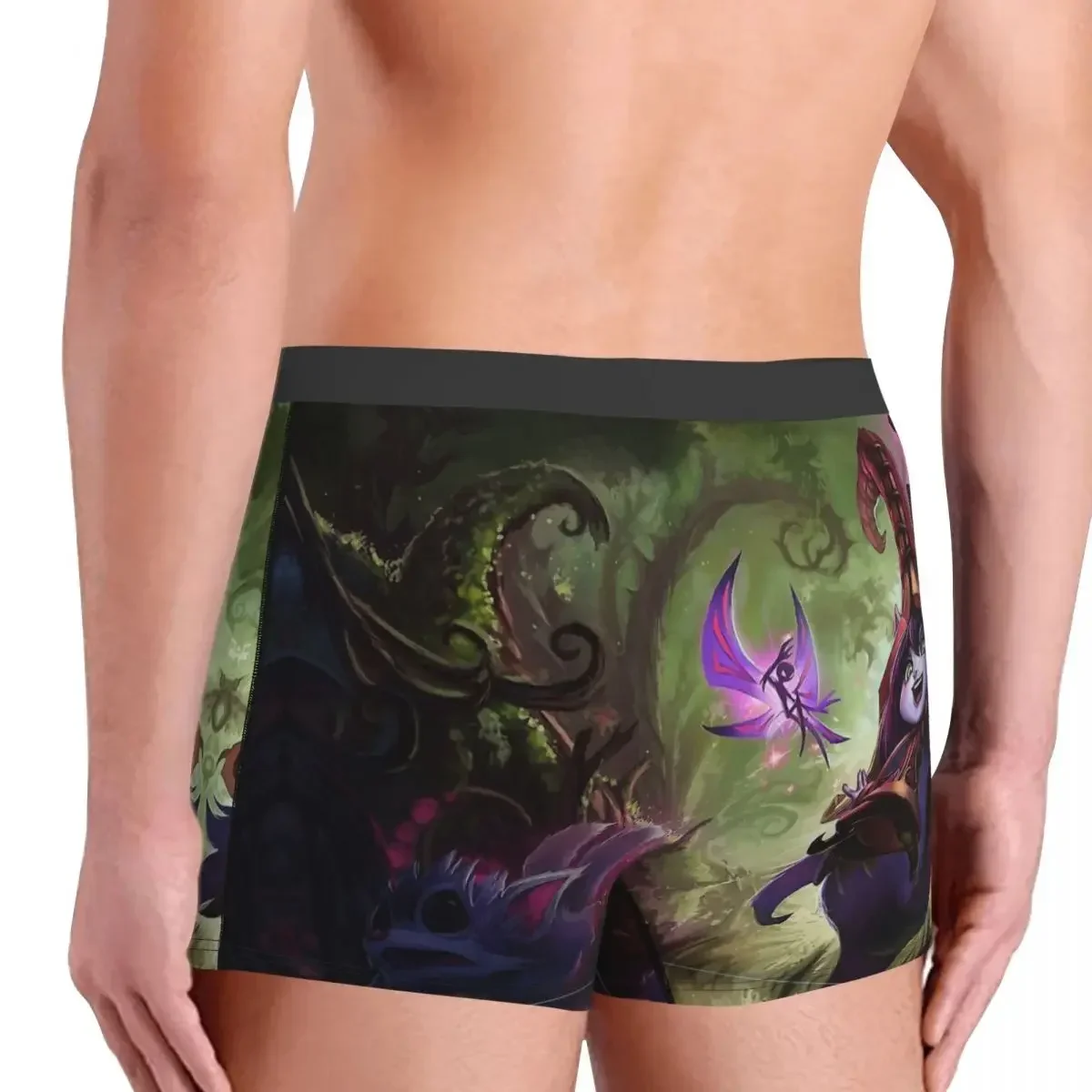 Lulu League of Legends LOL Game Underpants Homme Panties Man Underwear Print Shorts Boxer Briefs