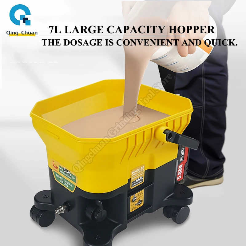 Airless Spraying Machine Paint Latex Paint Coloring Paint High-pressure  Lithium-ion Rechargeable Airless Tank Painting Machine