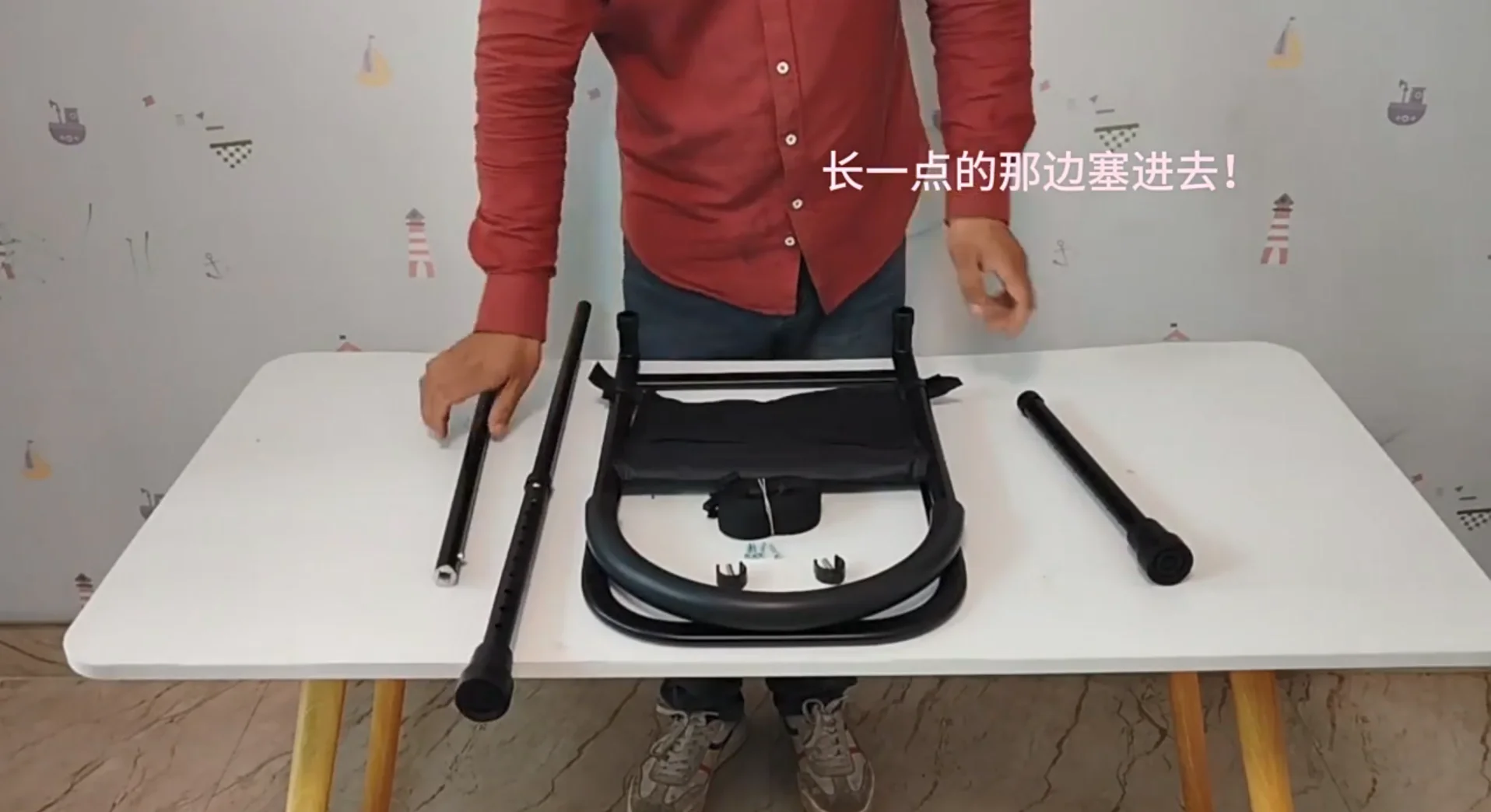 

Bedtime Assist Device with Movable Lifting Handrail And Leg Foot Lamp for Easy Bed Exit