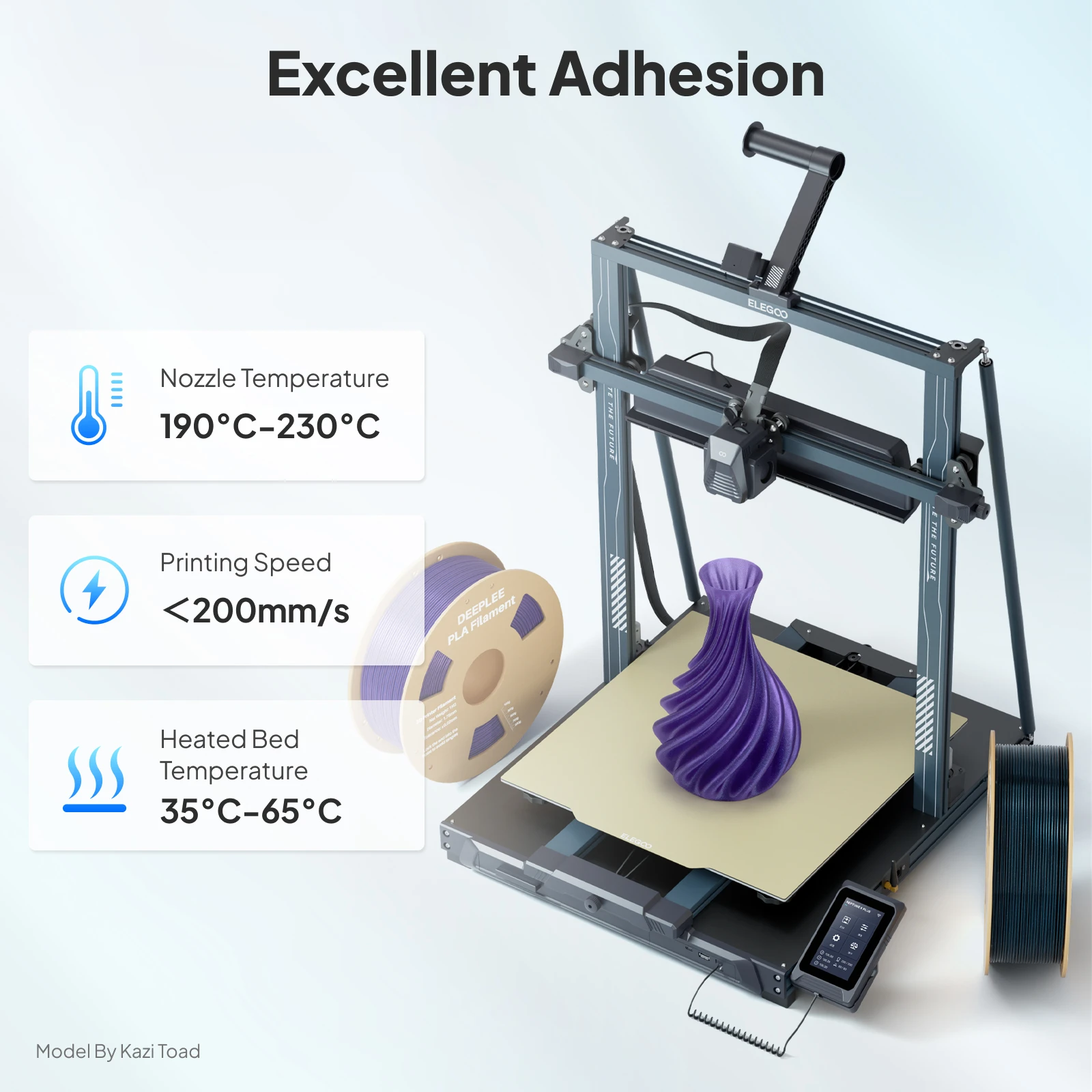Filament jedwabny do drukarek 3D DEEPLEE, błyszczący filament PLA jedwabny 1.75mm, łatwy w drukowaniu, idealny do drukarek 3D, jedwabny srebrny złoty 1KG — zdjęcie produktu 2
