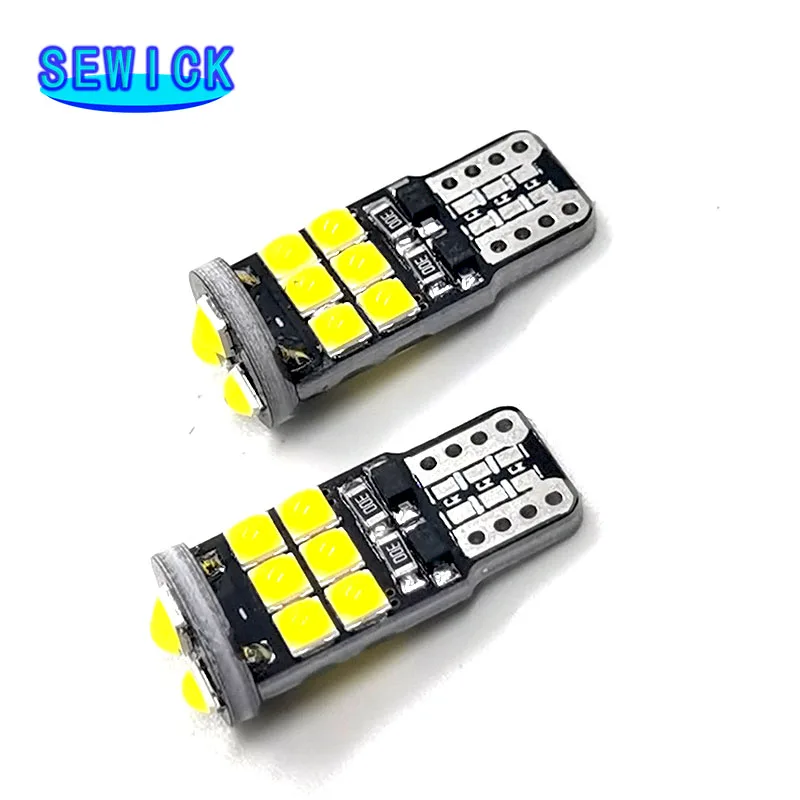 

500x Canbus W5W T10 Led 194 Car Light Signal Bulb Interior Lighting 15Smd Auto DRL Lamp Reading Wedge Door Clearance Light