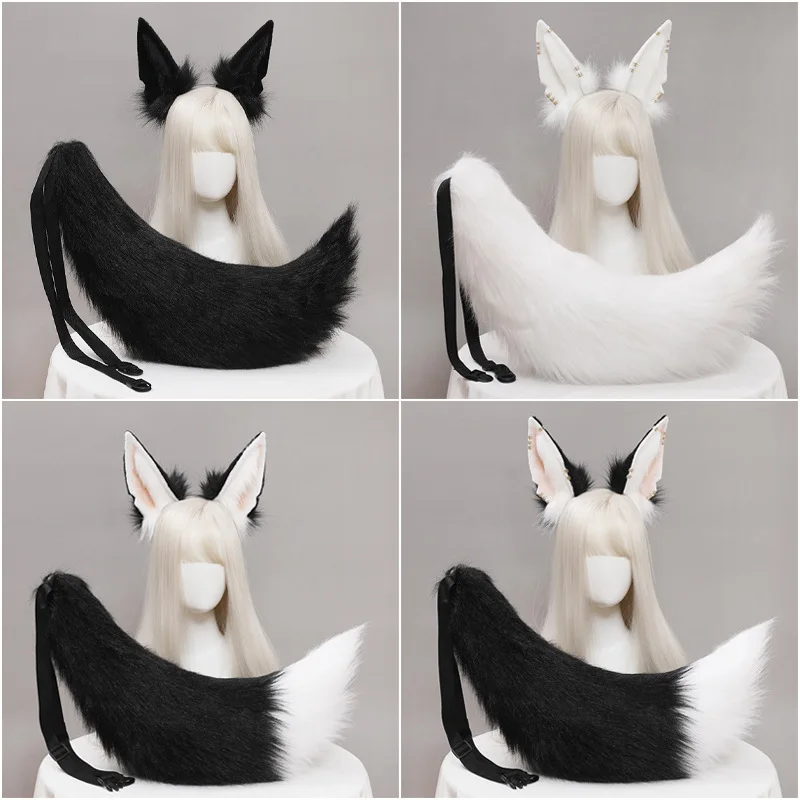 

Имитация ушей зверя, комиксов, выставочное платье для вечеринки, женская повязка на голову с ушками анубиса