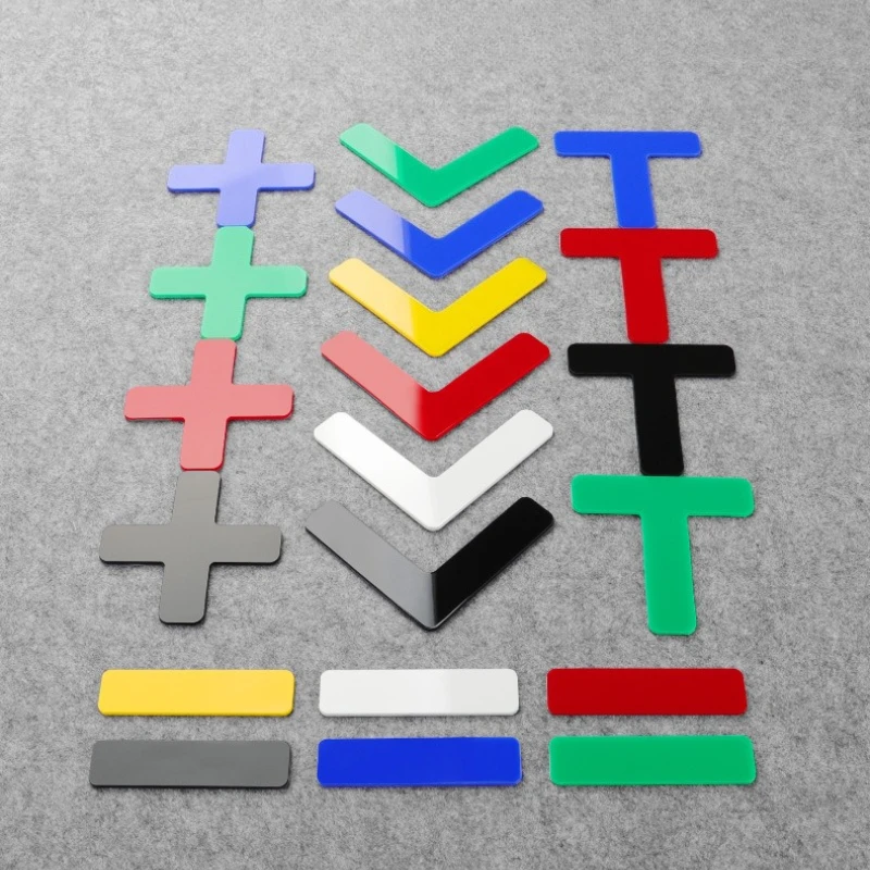 Acrylic Positioning Sticker Production Office Management Logo Sticker Desktop Position Logo Sticker Workshop Floor Plastic Mark