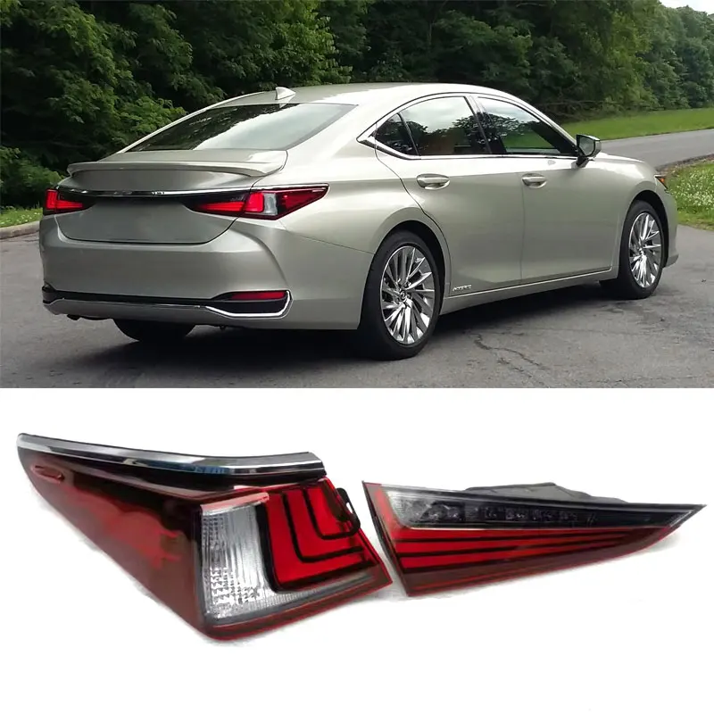 

for Lexus ES ES200 ES260 ES300H 2018-23 Car LED Rear Tail Light Warning Brake Stop Lamp Driving Turn Signal Taillight