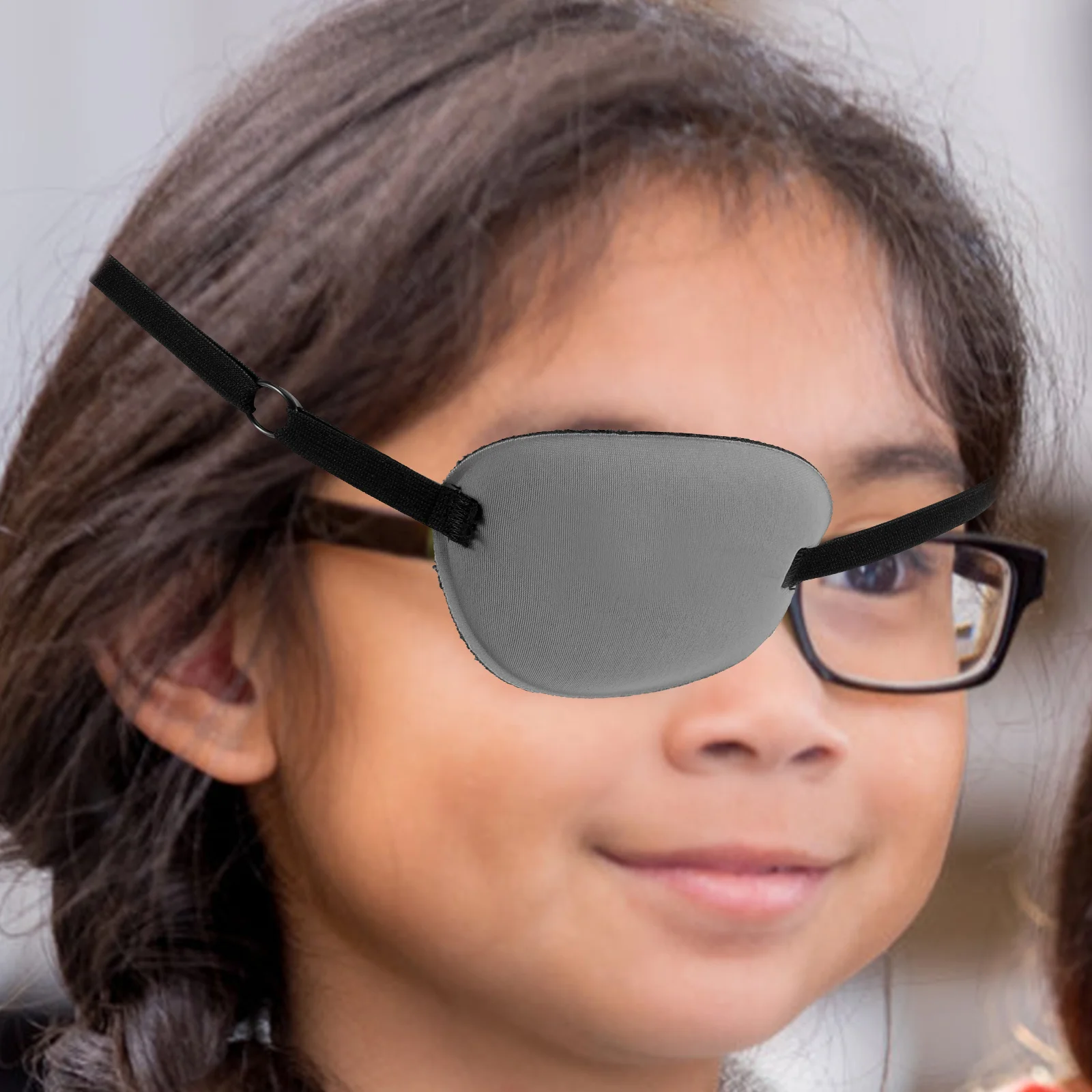 

6pcs 3D Single Patches Lightweight Elastic Amblyopia Eye Covers Breathable Portable Lazy Eye Protectors Vision Correction For