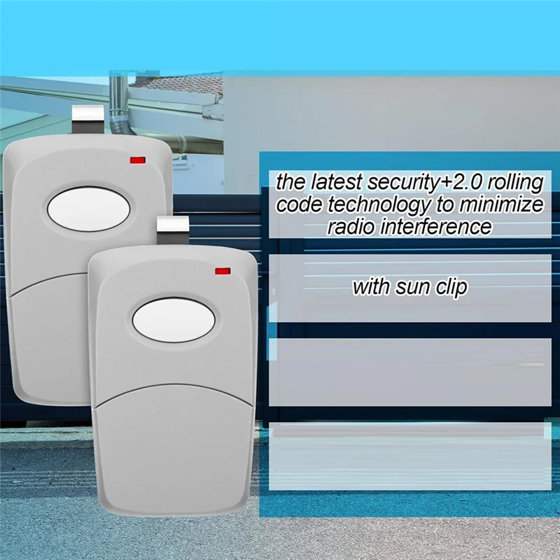 FFYY-Linear 308911 MCS308911 300Mhz Garage Door Opener Remote Control For Multi Code- 4 Pcs 1 Channel Gate Opener Remote