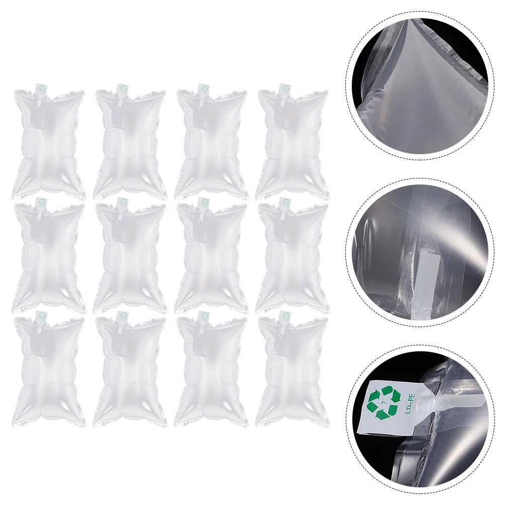 50 Pcs Filling Bag Travel Pillows for Airplanes Inflatable Cushions Packing Neck Wrap Pe Film Anti-collision Pouch Bags