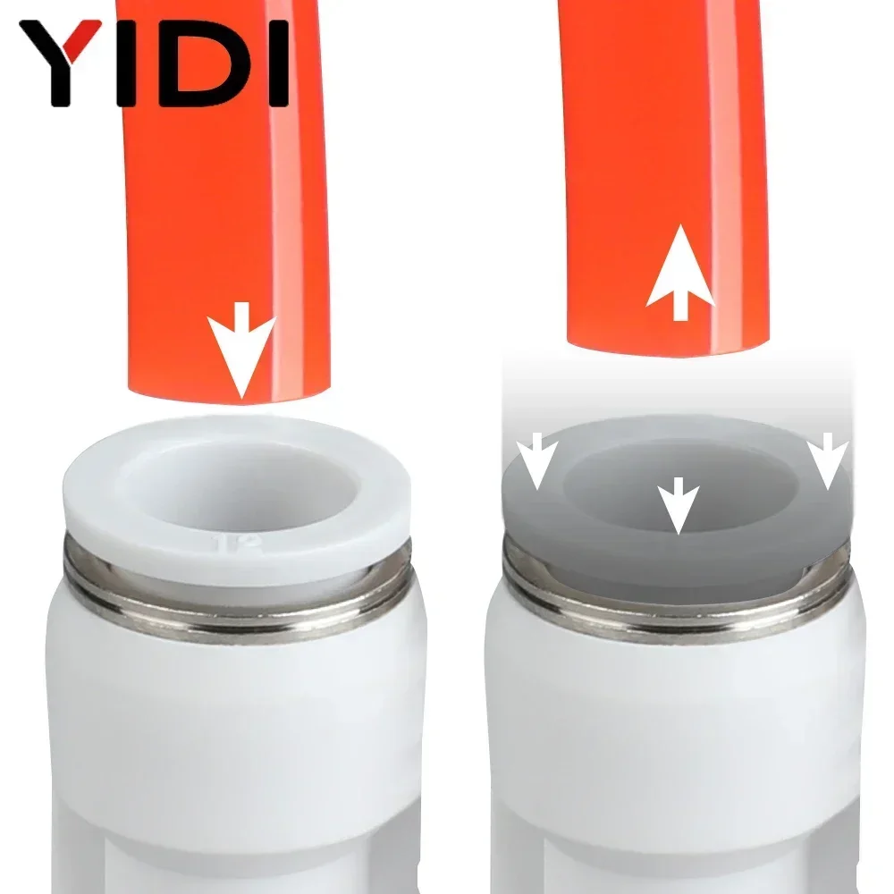 1/5/10 pz connessione pneumatica valvola di ritegno tubo dell'aria tubo di Non ritorno raccordo rapido raccordi 1/2 1/8 6mm 8mm 10mm 12mm