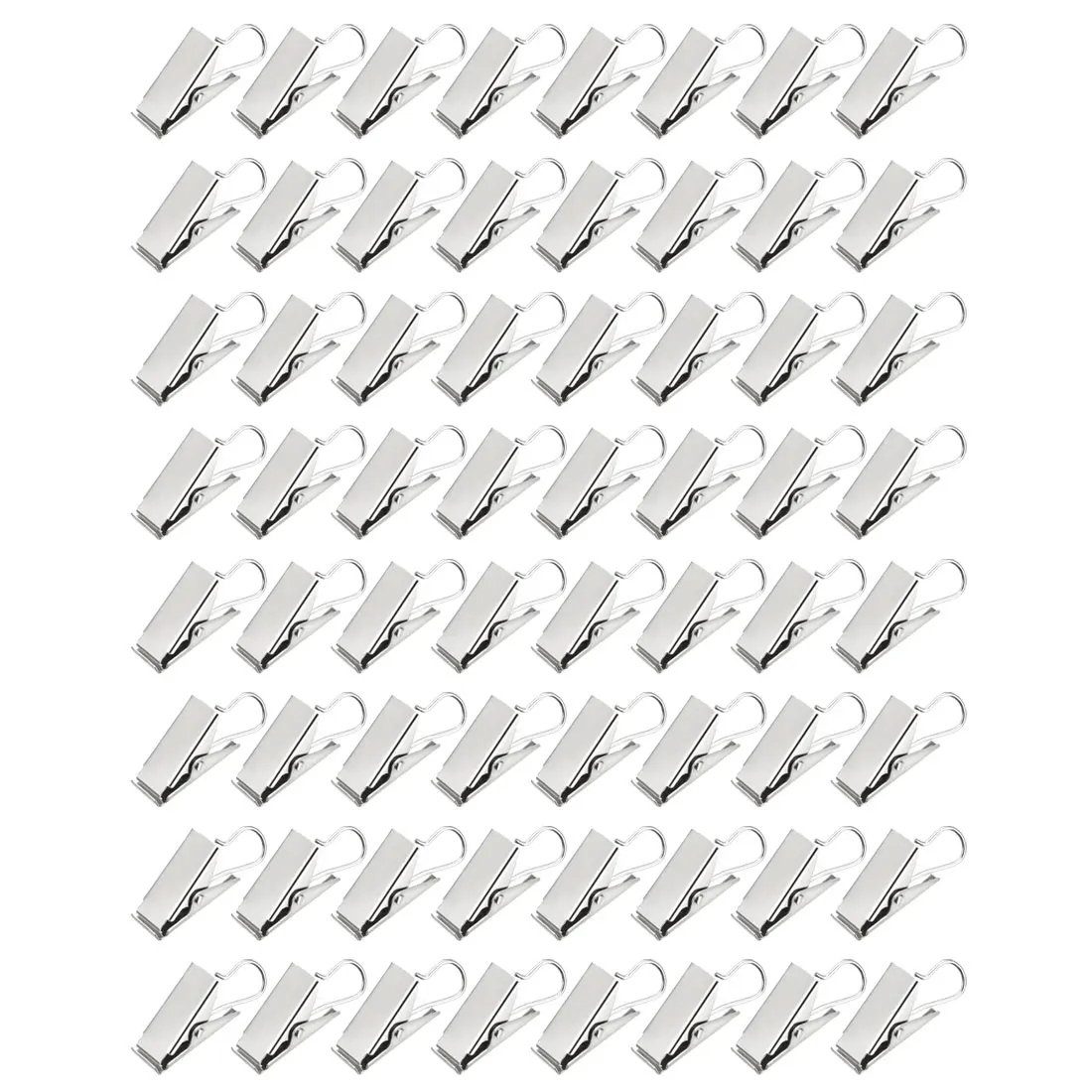 

60pcs 26x12mm Curtain Clip Hook Set Clips Curtain Clips with Hook for Curtain Photos Home Decoration Outdoor Party Wire Holder