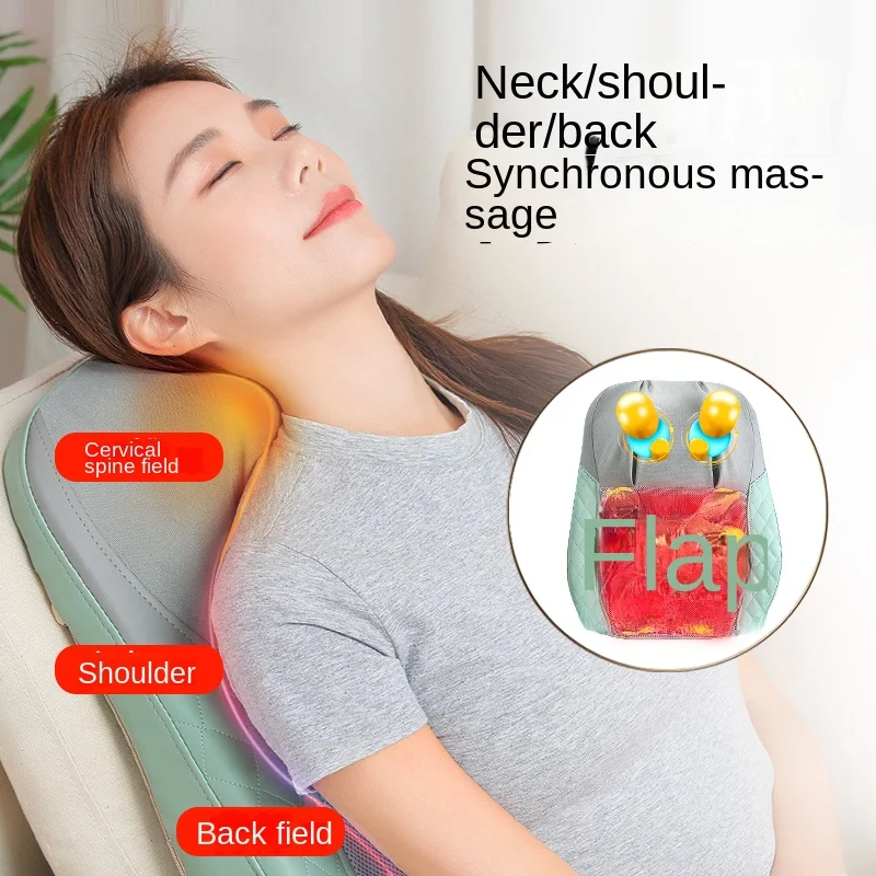 Massager Cervical Spine Waist Back Lumbar Spine Neck Shoulder Neck Home Multifunctional Cushion Massager Massage Mat