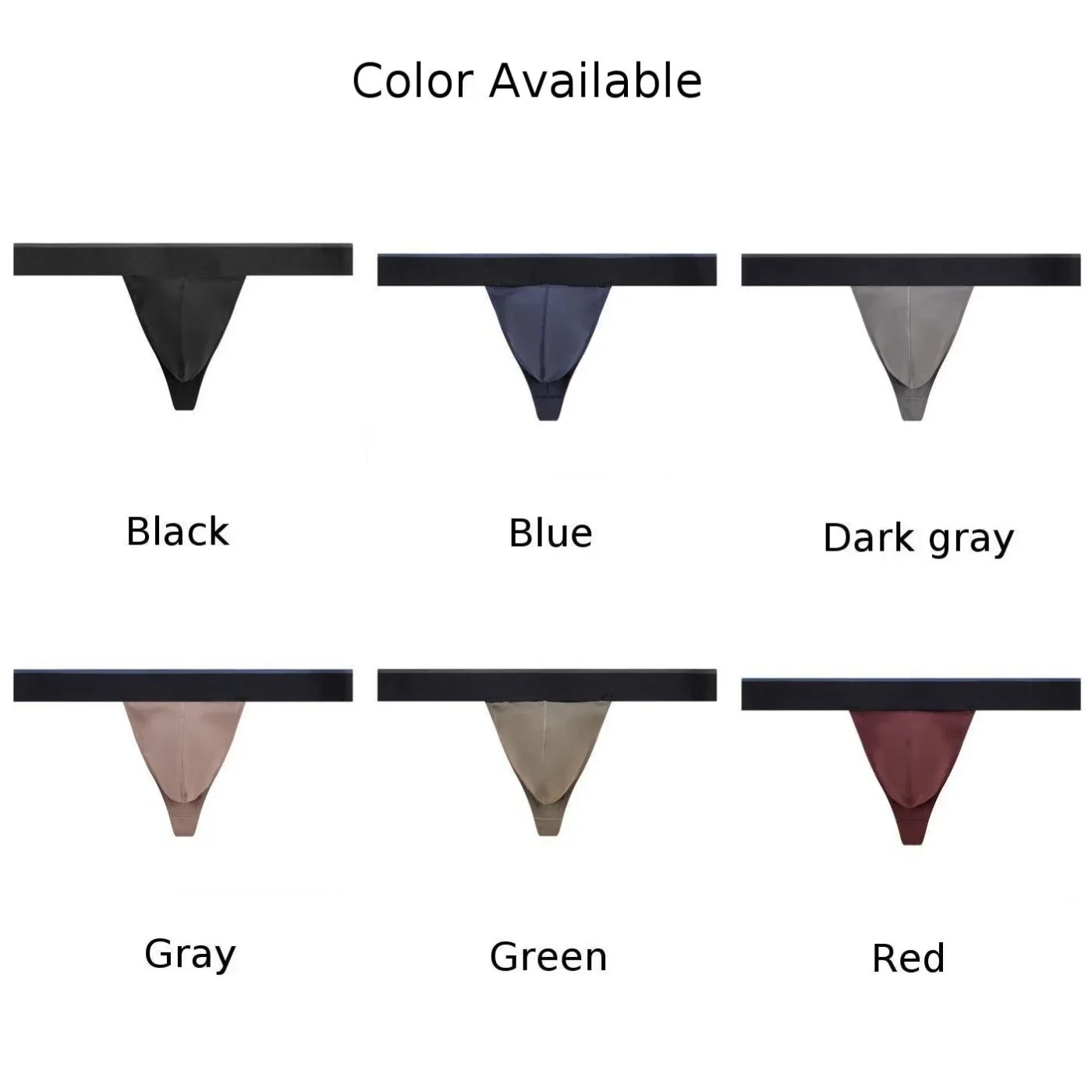 Sexy Thong Men Underwear G String Briefs Lingerie Thongs Fashion Low Waist Panties Мужские Стринги Tanga Hombre