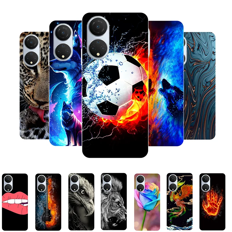 For Honor X7 Case Football Soft Silicone Back Cases for Honor X7 X 7 CMA-LX2 CMA-LX1 CMA-LX3 Phone Cover HonorX7 etui Fundas