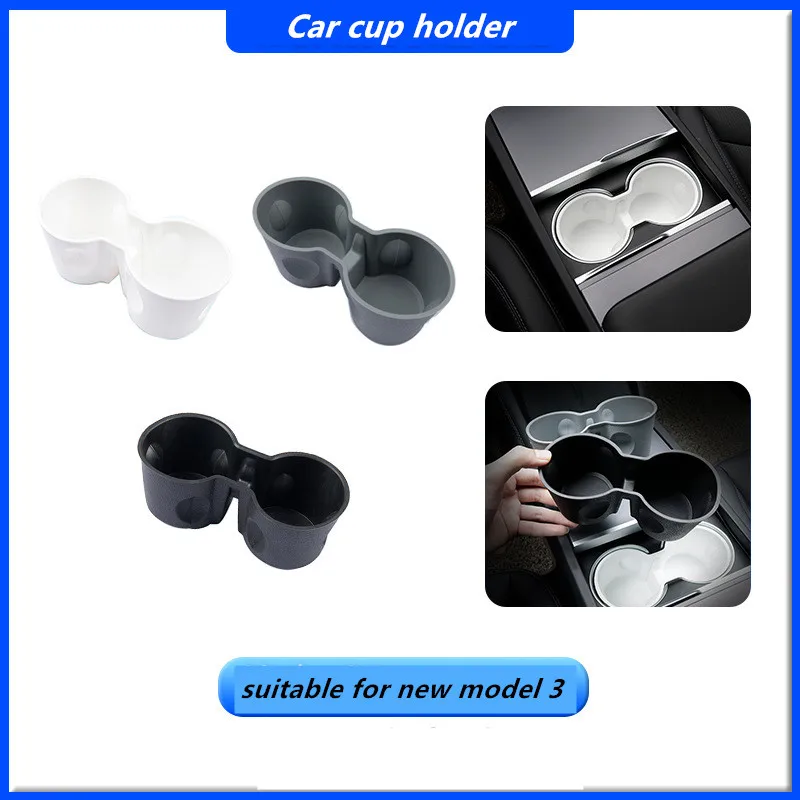 Car Cup Limiter For Tesla Model 3/Y Auto Interior Accessories Car Center Console Storage Box Car Cup Holder Limiter For Tesla