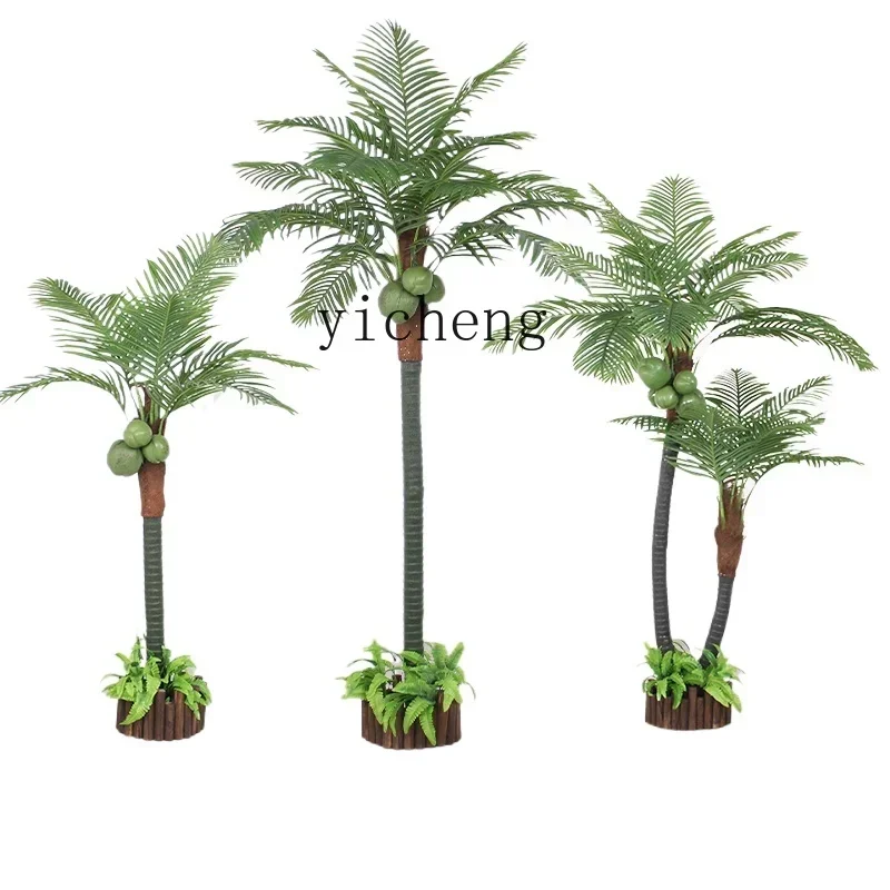 b5+  simulation coconut tree living room green plant ornament tropical plant landscaping decoration
