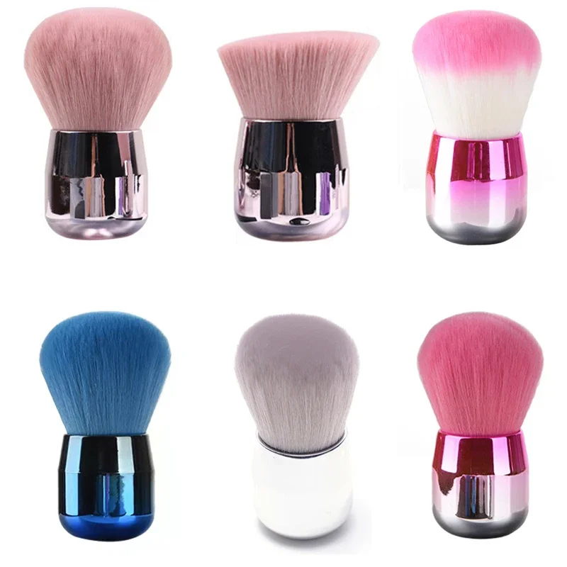 1PCS Professional Nail Art Mushroom Brush round Paint Gel Dust Cleaning Makeup Brush Manicure Accessories Equipment Tool