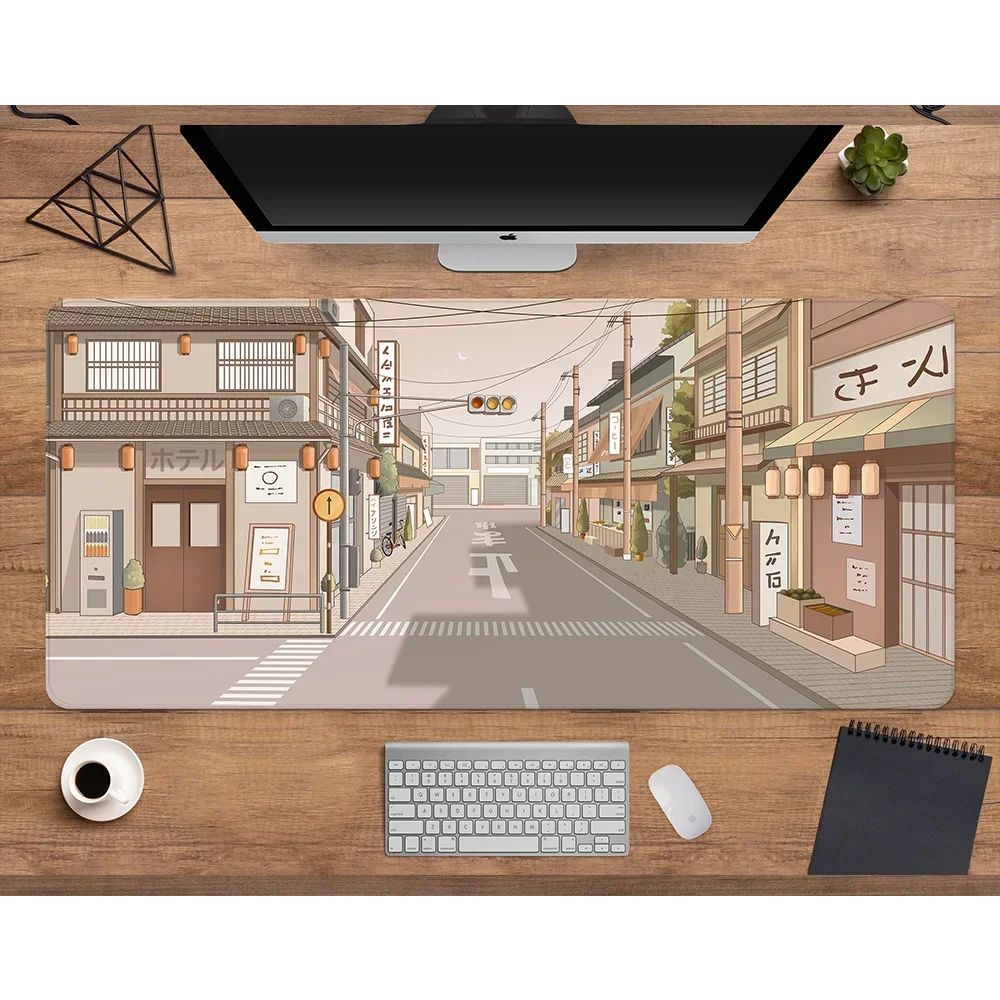 

Japanese Anime Big Mouse Pads Cute Mousepads HD Large XXL Office Gamer Rubber Mat Company Desk Pad Design Table Carpet 800X400