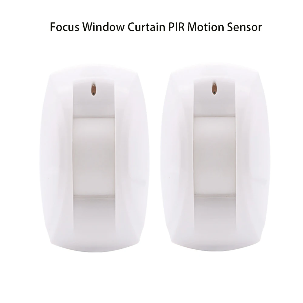 2pc 433MHz 868MHz Wireless Window Curtain PIR Motion Sensor Pet Immune 10KG Ceiling Wall Mount for Focus ST-VGT, ST-IIIB, HA-VGW