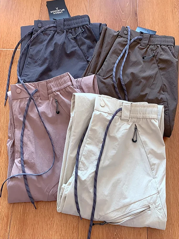 

Unisex American Functional Soft Climbing Pants Windproof Outdoor Straight Leg Workwear Trousers Quick Dry Cargo Pants