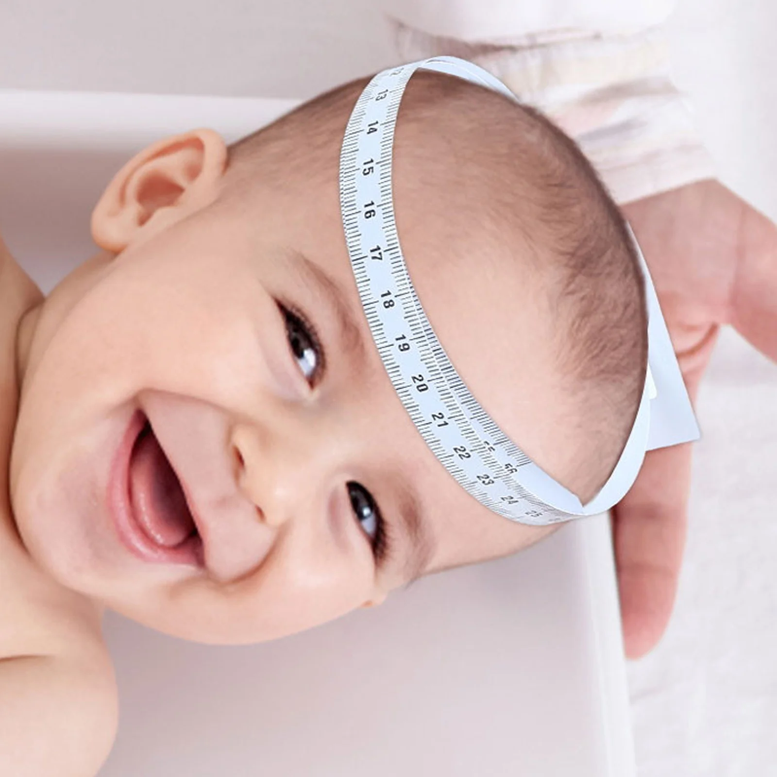 

6pcs Head Circumference Tape For Measurement Plastic Measuring Tape Portable Size Ruler Growth Tool