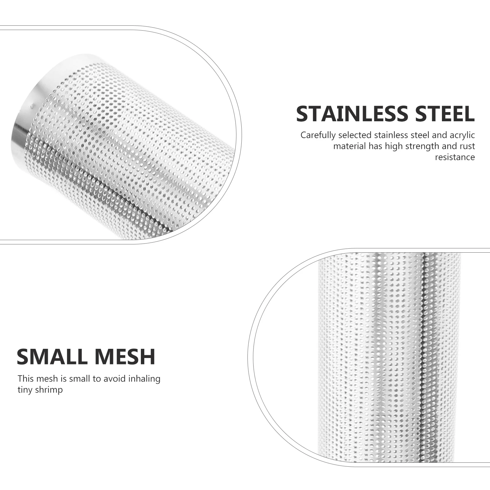 

Stainless Steel Water Aquarium Protective Cover For Fish Filter Protector Easy To Install Shrimp Tank Filter Protector