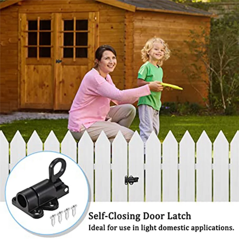 

A37T-Automatic Deadbolt Lock, Door Lock, 3 Pcs With Screw Spring Lock For Windows, Wooden Doors, Cabinet Doors, Garden Doors