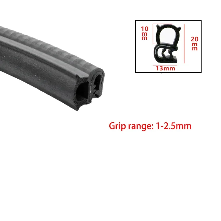 1/3/6/12M Deurrandbeschermer Rubberen Afdichtstrip U Type Slijtvast Auto Schip Stofdicht Trim Geluidsisolatie Waterdichte Afdichtingsonderdelen