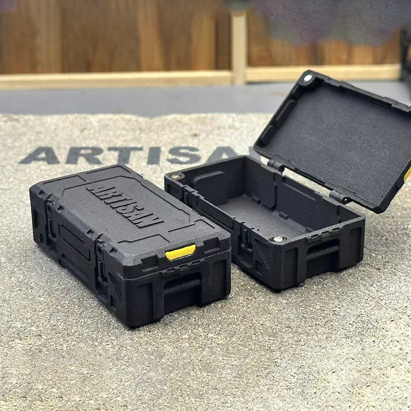 Mini valigia da tetto in nylon per 1/10 RC Crawler Car Traxxas TRX4 Rc4wd Wrangler Km Tank 300 parti fai da te