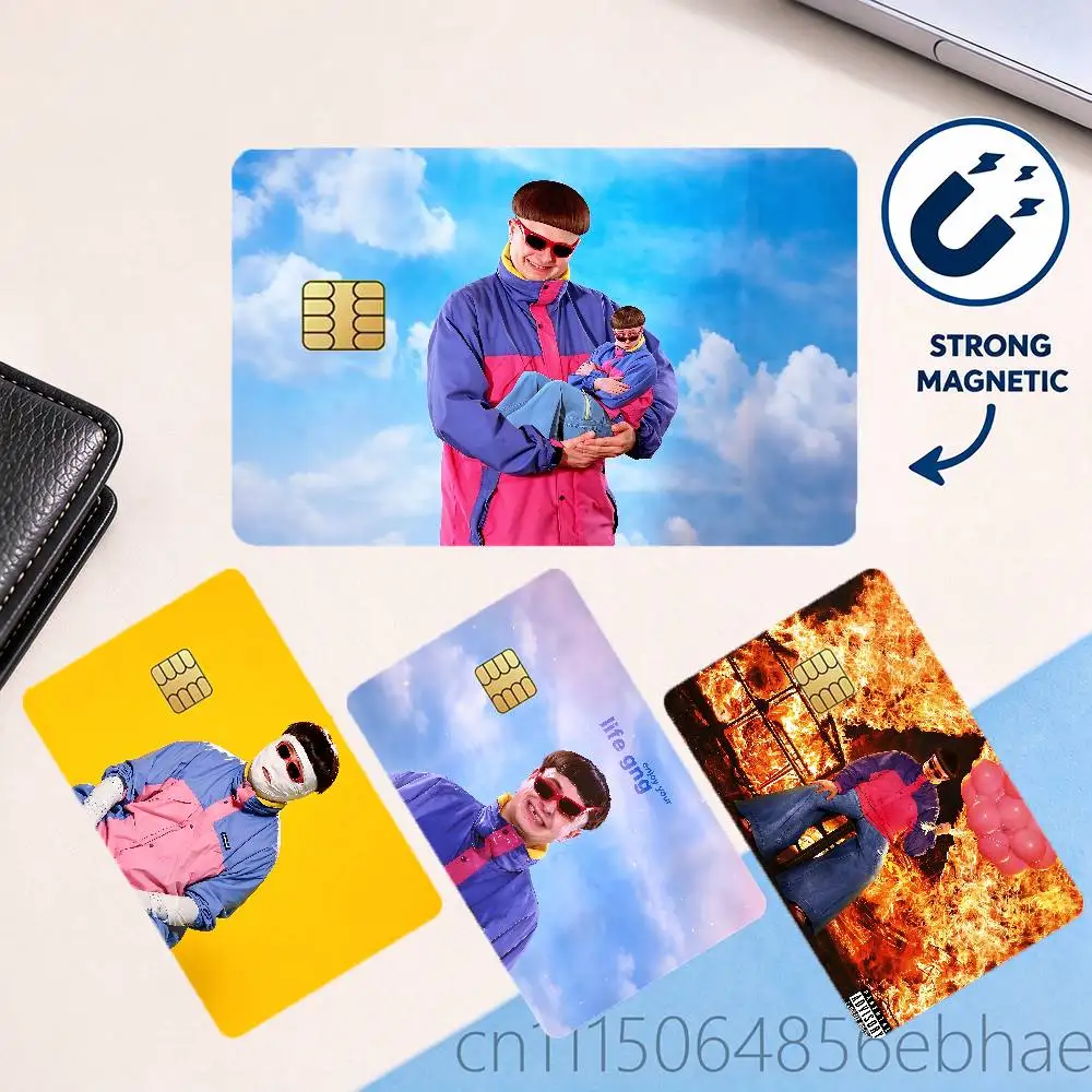 FOR Oliver Tree Nickell Funny Shell On Off Ultra Thin No Fade Sticker Skin Cover Film For Debit Credit Card