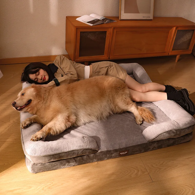 Orthopedic Dog Bed for Large Dog Human Dog Bed Orthopedic Memory Foam Luxury Pet Bed