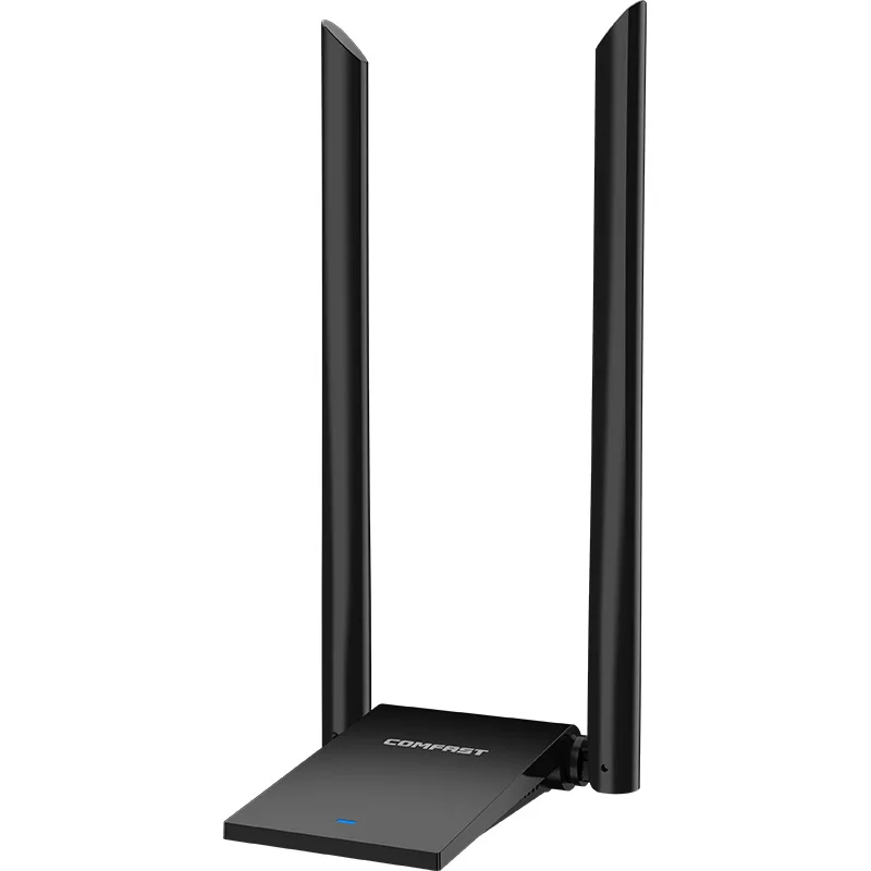 Comfast 1300Mbps Adaptador Wifi USB 3.0 Adattatore 5Ghz /2G MT7612U 2 Antena Para PC Kali Linux Ethernet Cle Dongle Schede di rete