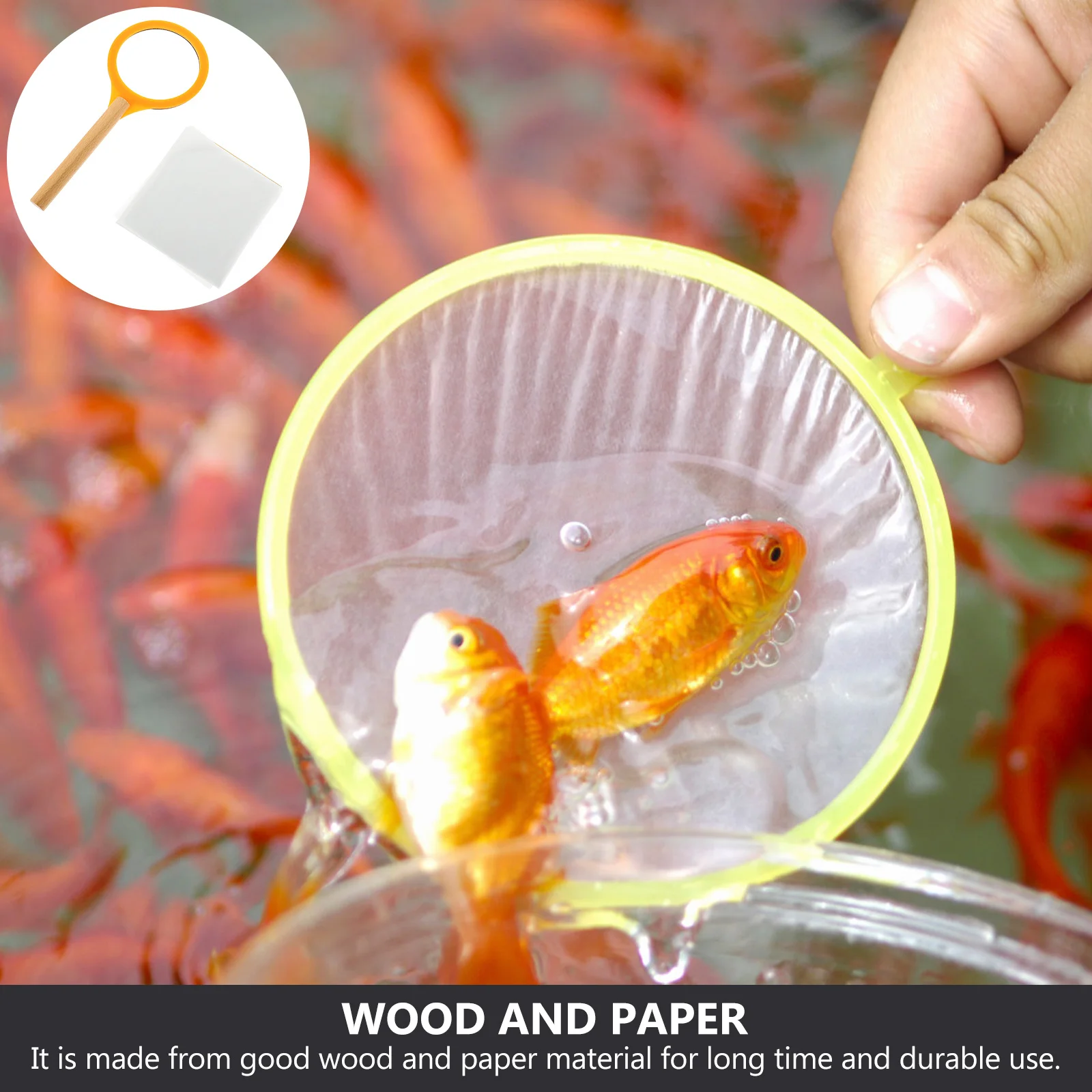 Kids Toys Child Fishing Nets Tool for Children Catching Paper Equipment Childrens