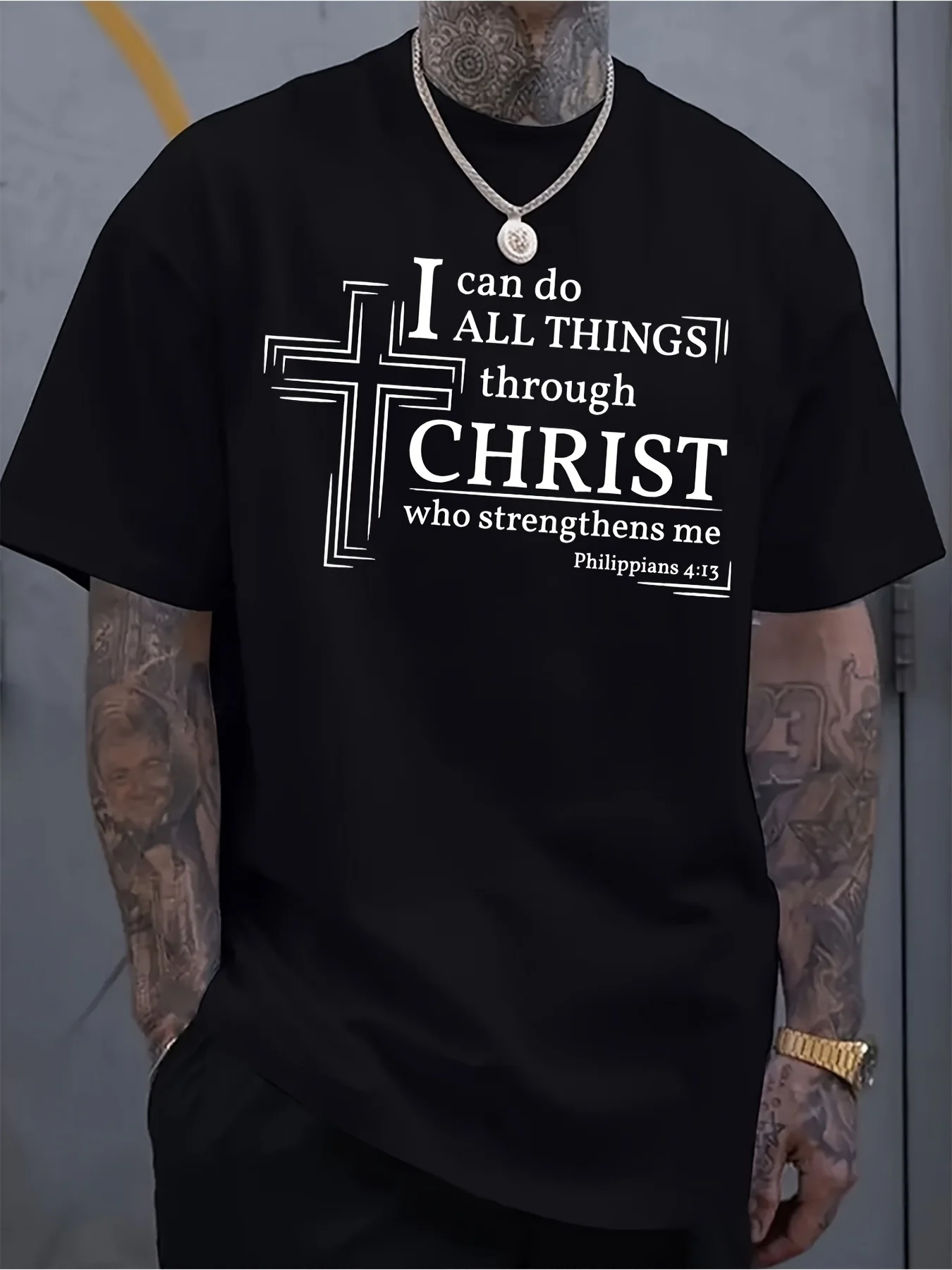 Men's Inspirational Christian Faith T-Shirt