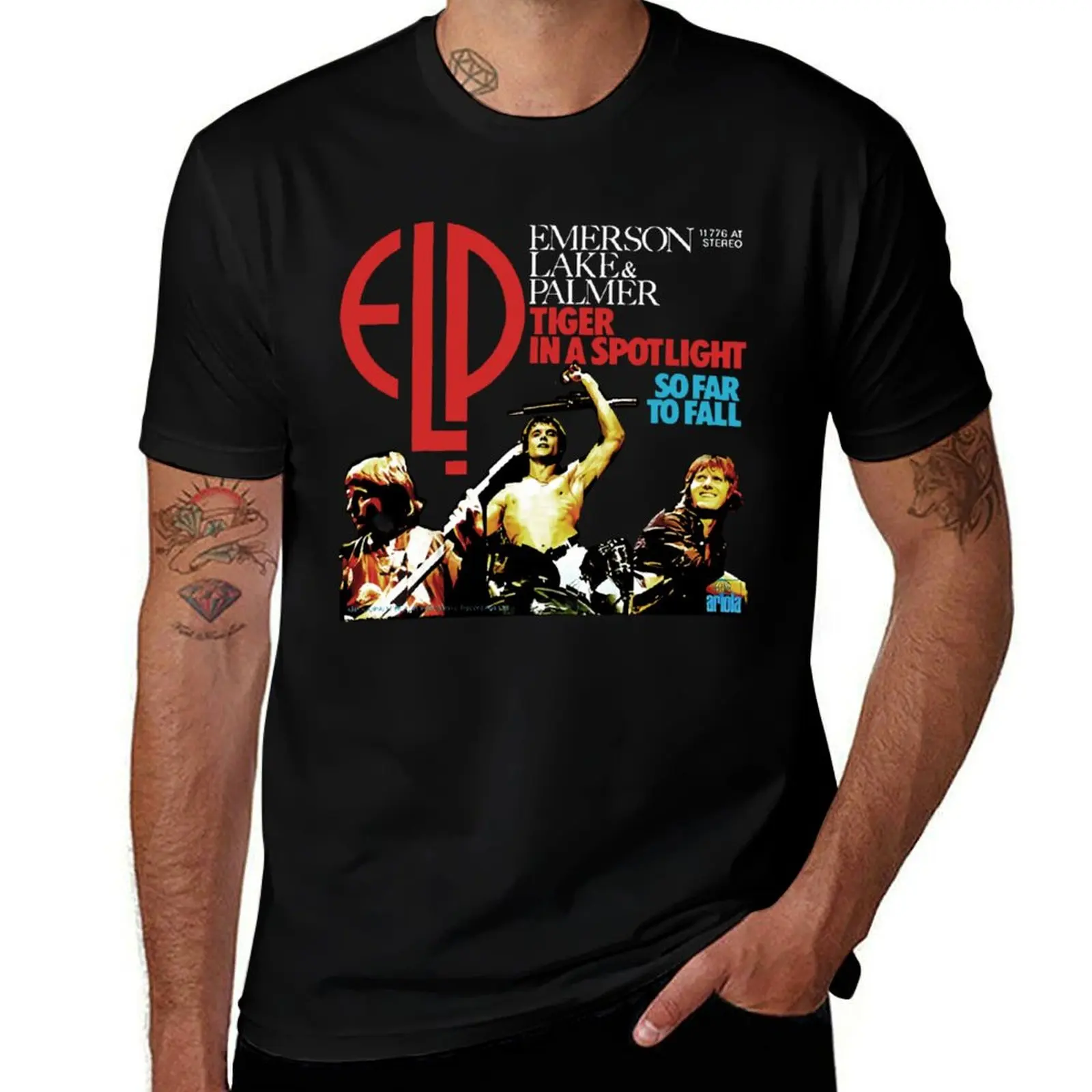 

Emerson, Lake & Palmer T-Shirt Fashion Simple Casual Tee Shirt