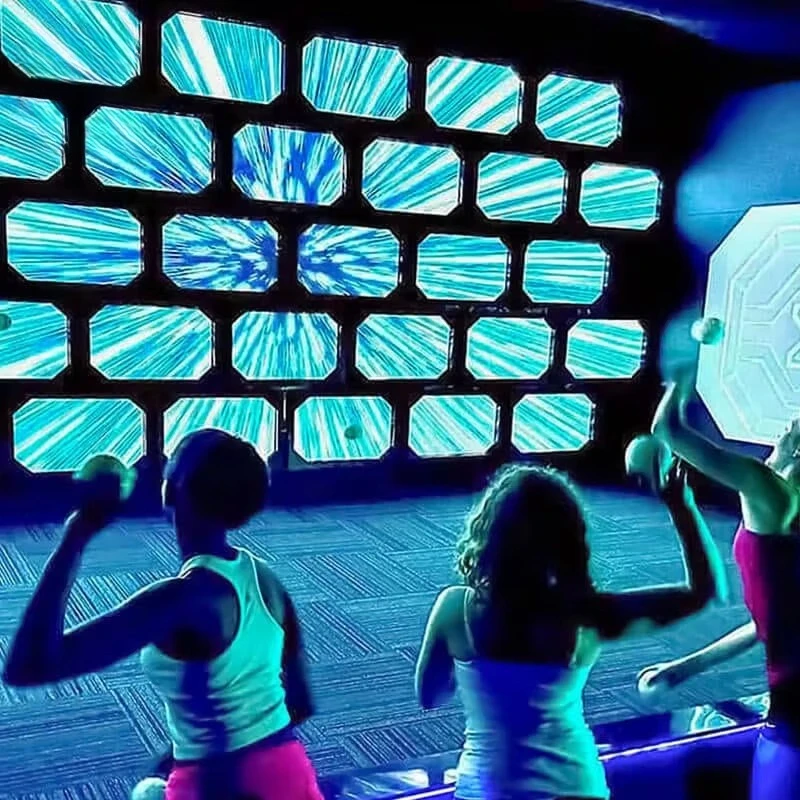 Custom Interactive LED Floor Tile Panel Pressure Sensitive Game Floor Display For Amusement Park view 6