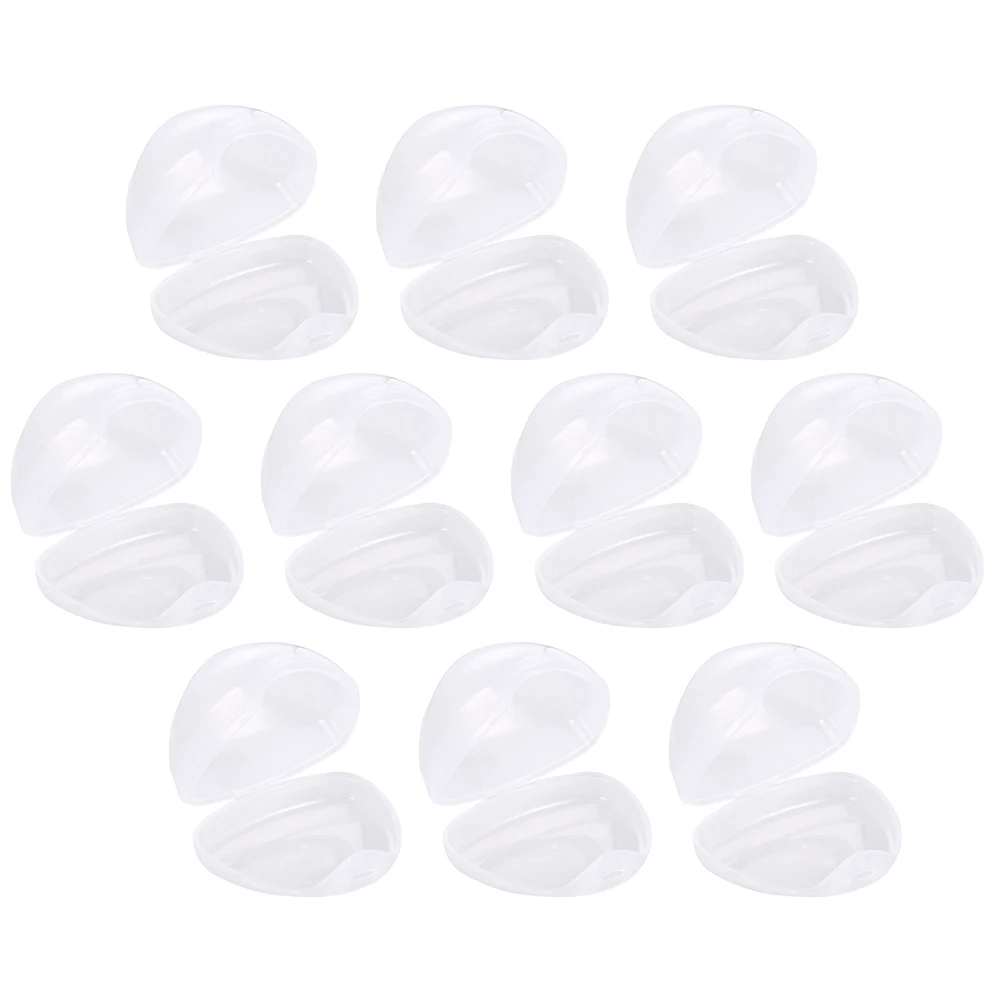 

10 Pcs Pacifier Storage Box Travel Holder Case Container Safe Durable Compact Lightweight Portable Pacifiers Baby