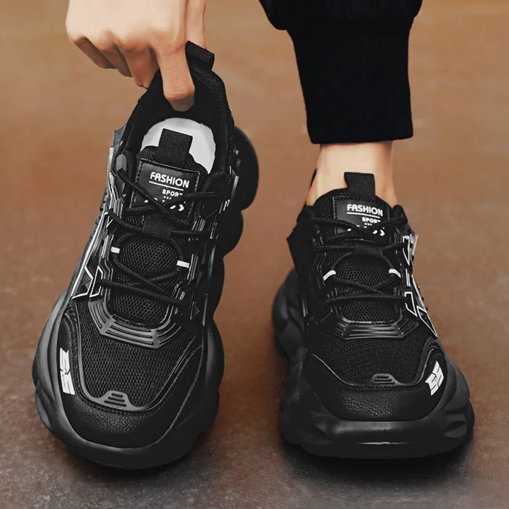 

New Mens Large Size Autumn Breathable Mesh Youth Casual Sports Shoes Men's Outdoor Soft Sole Running Shoes Student Walking Shoes