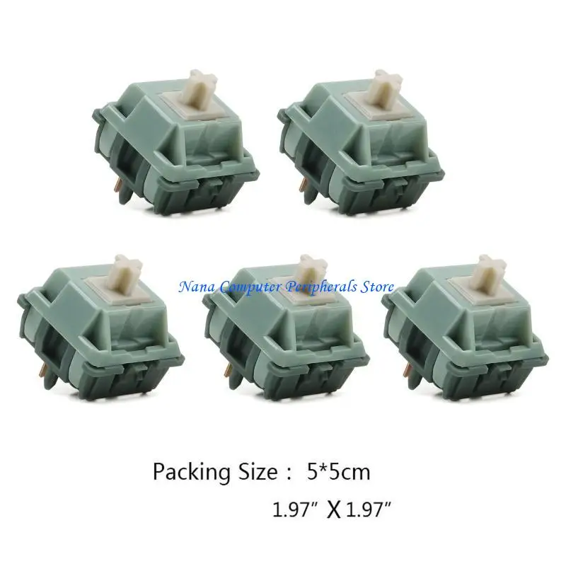 مفاتيح F68C JWK Green Snake Linear مع 65 جرام مطلي بالذهب المطلي بالذهب 5pin