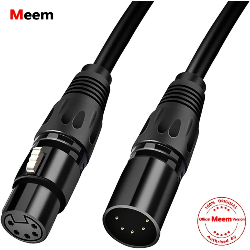 

Кабель-адаптер DMX XLR 5-контактный, DMX512, XLR 5-контактный (штекер-гнездо), 5-контактный кабель DMX