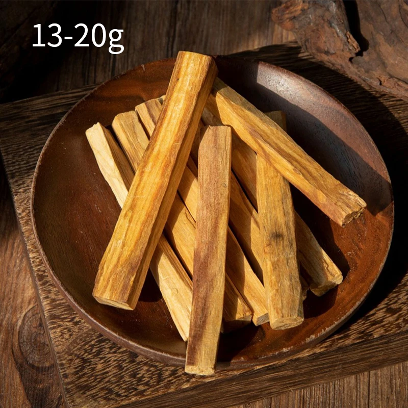 White Sage Palo Santo for Smudging, Healing Purify Natural Incense Sticks Wooden Smudging Strips Aroma Diffuser Stains