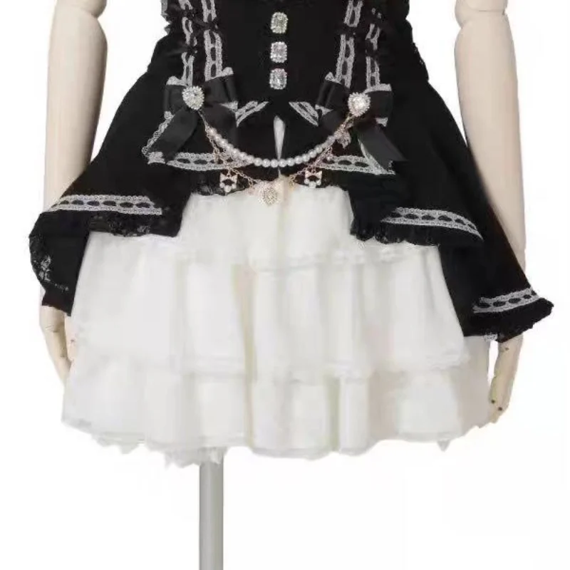 

2025 Faldas Mujer De Moda Japanese Skirt Women Slim Waist line Saia Patchwork Lace Sweet Jupe Tunic Bow Fashion Mini Skirts