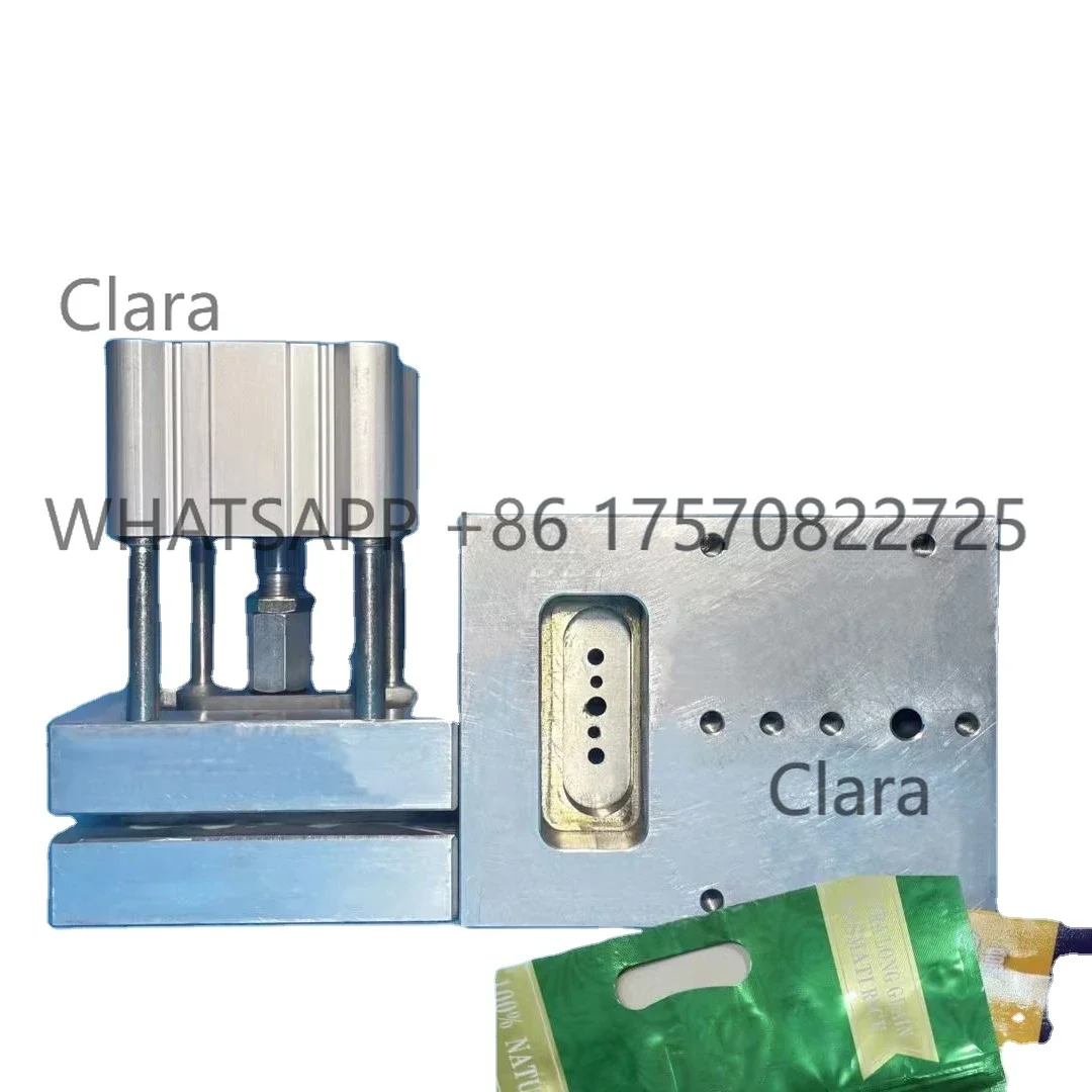 Pneumatic Hole Puncher 90mm*20mm Round Hole Punch for Plastic Packaging Bag Flexible Package Circle Cutter Hole Punch Cutter